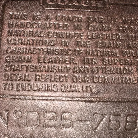 Vintage Coach Brown Leather Shoulder bag - Picture 8 of 9